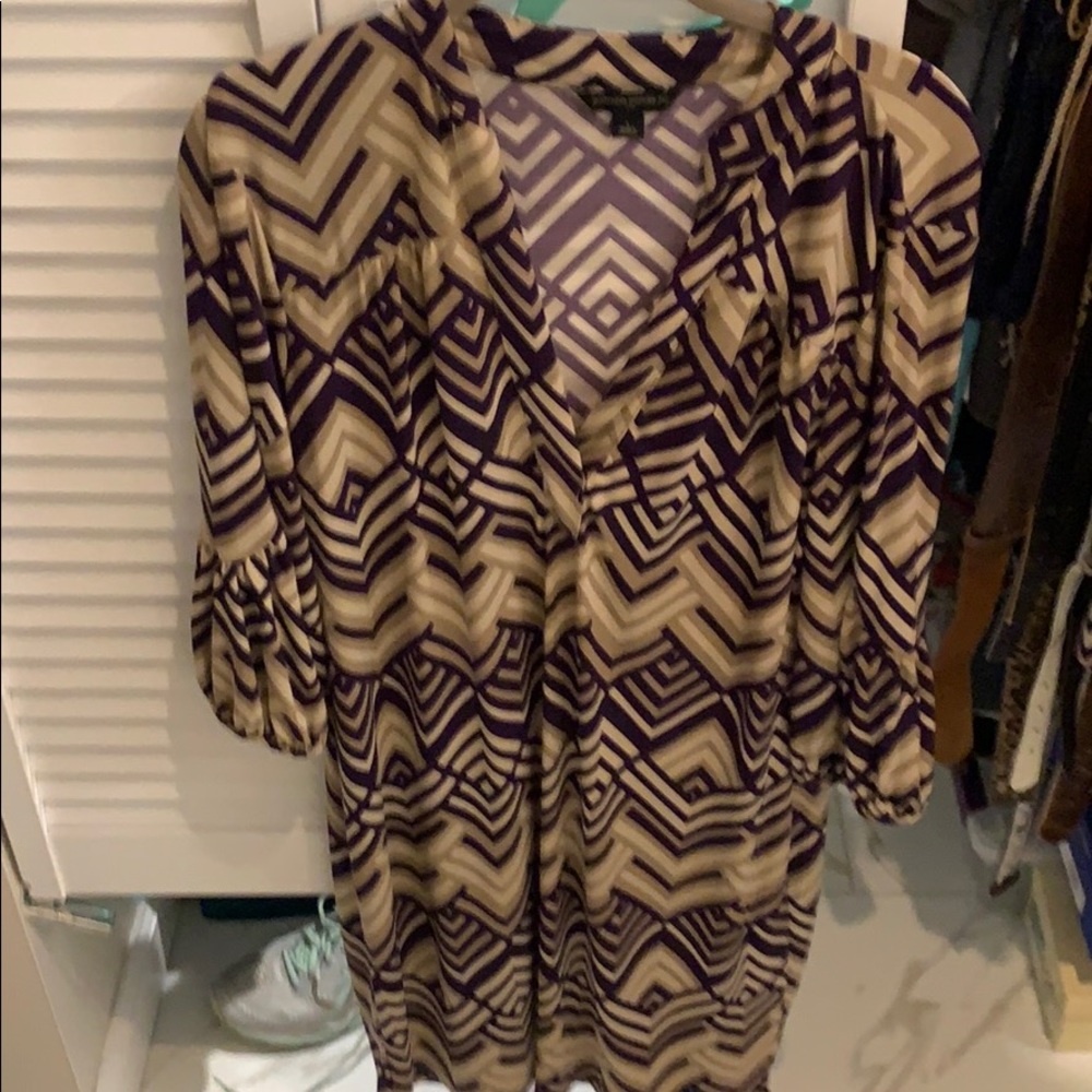 Lightweight wrinkle free and comfortable dress.